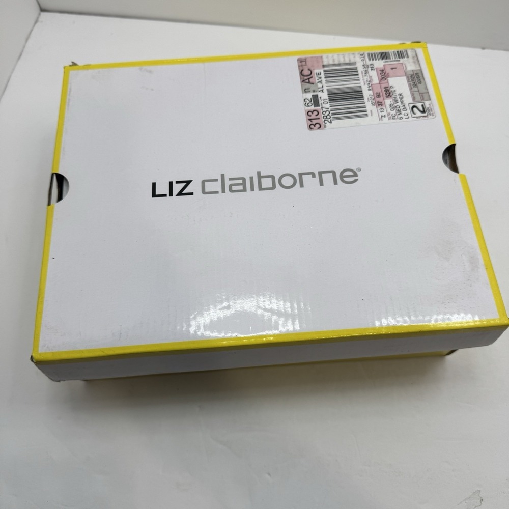 Liz Claiborne Dara Women's White Strappy Heels Size 6 M Medium BNIB - Picture 11 of 11